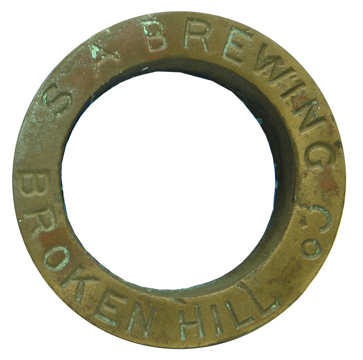 SA Brewing Co Broken Hill Brass Barrel Bung