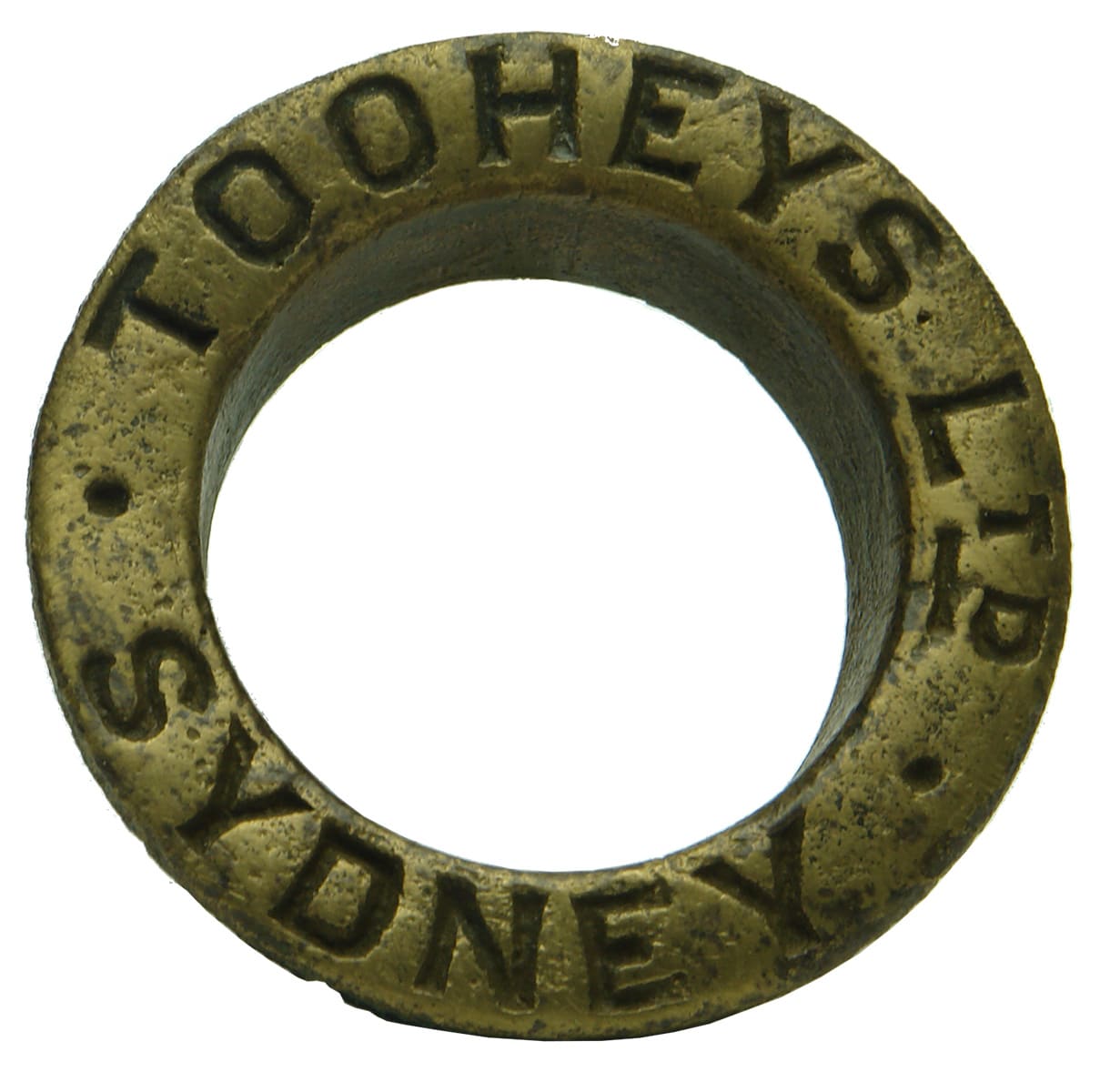 Tooheys Sydney Brass Barrel Bung