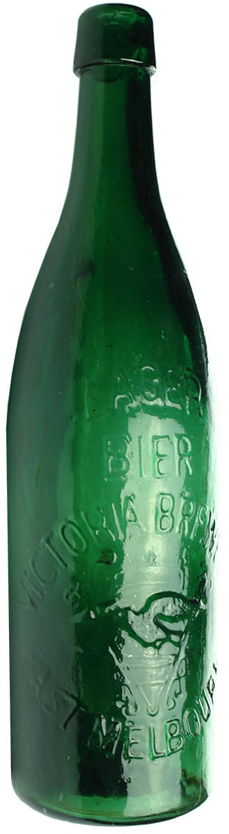 Victoria Brewery Lager Bier East Melbourne Bottle
