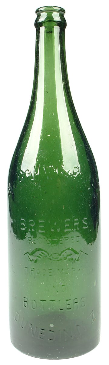 McGavin Brewers Dunedin Crown Seal Beer Bottle