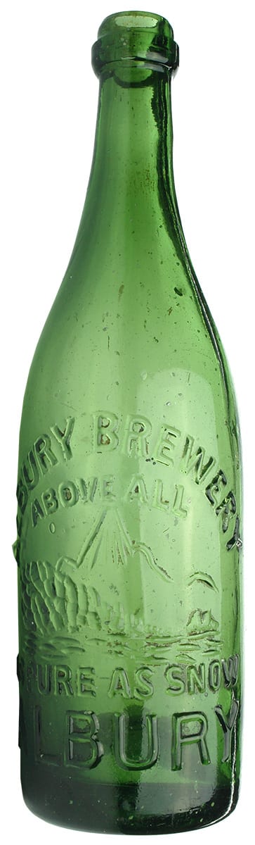 Albury Brewery Mountain Beer Bottle