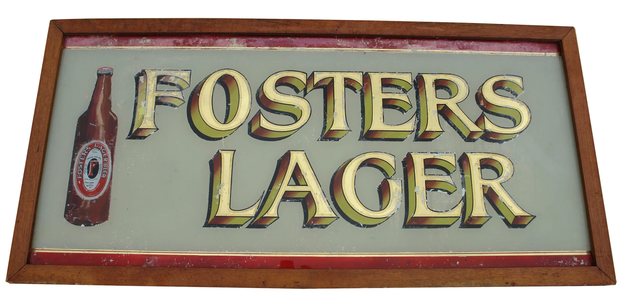 Fosters Lager Beer Vintage Advertising Mirror