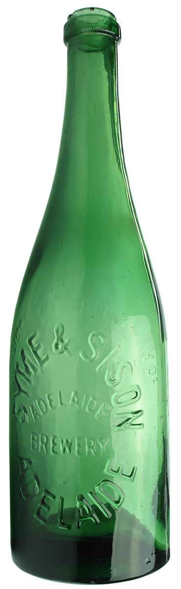 Syme Sison Adelaide Antique Beer Bottle
