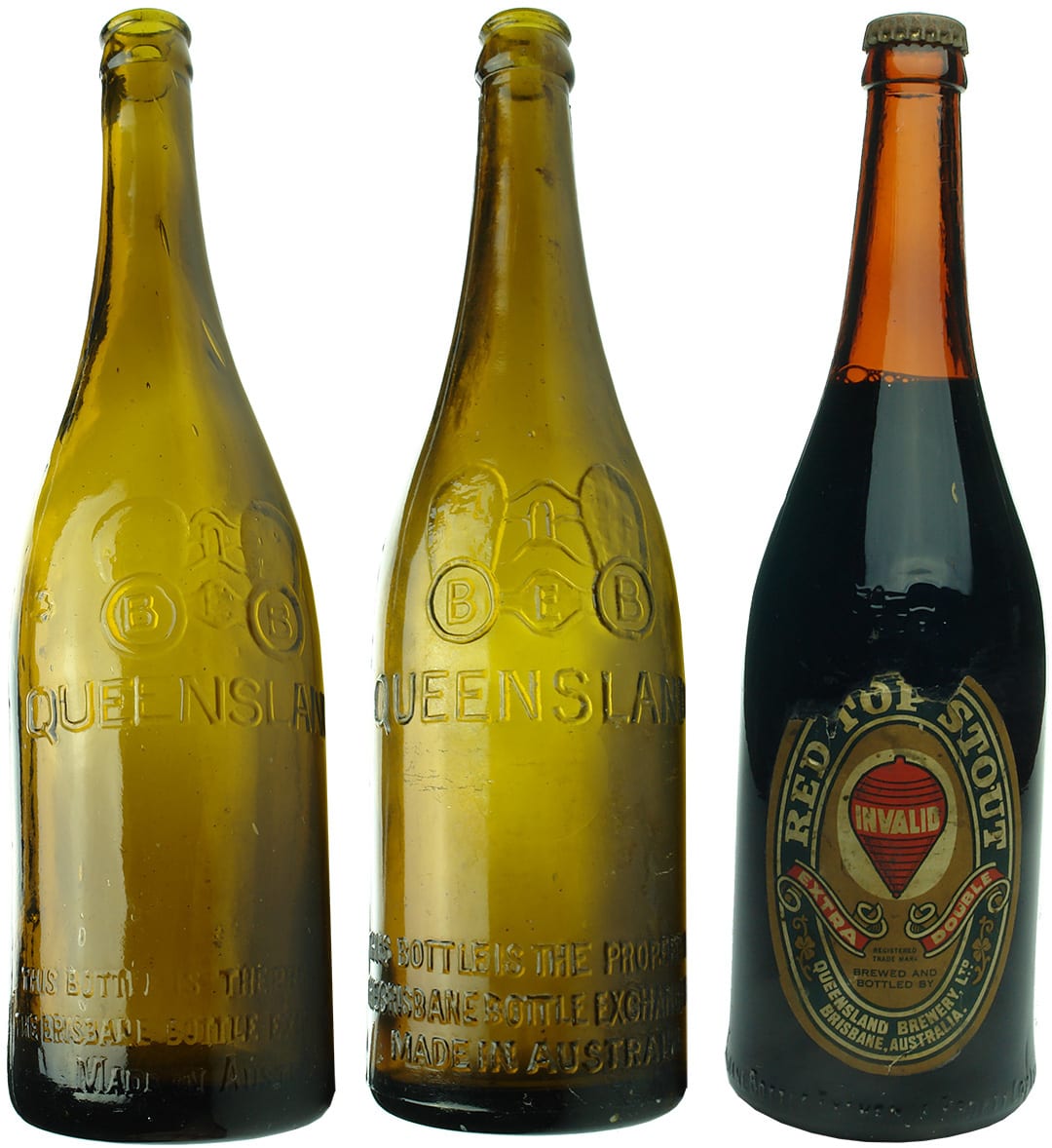 Old Vintage Brisbane Beer Bottles