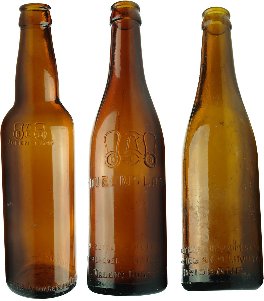 Old Vintage Brisbane Beer Bottles