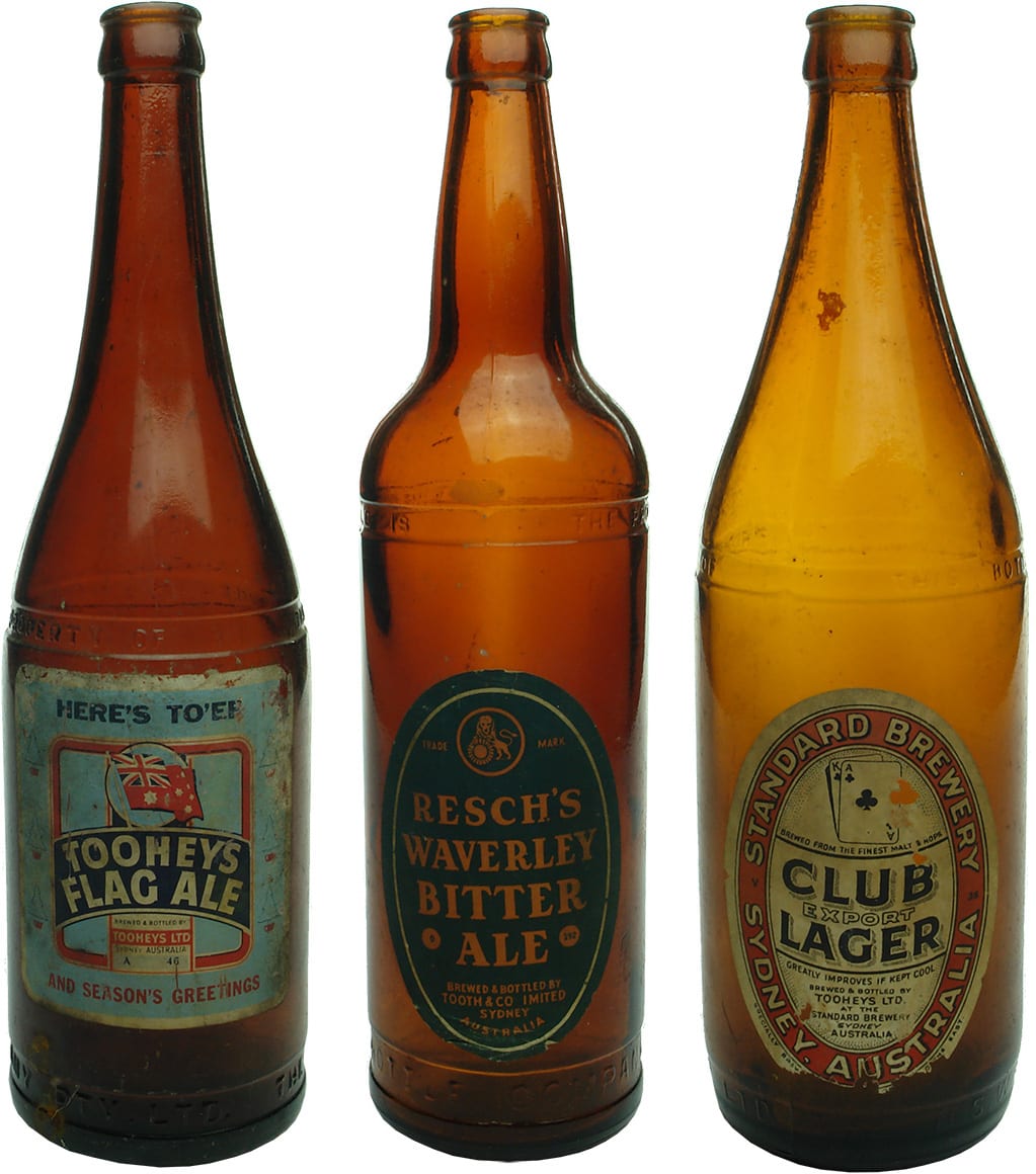 Old Vintage New South Wales Beer Bottles