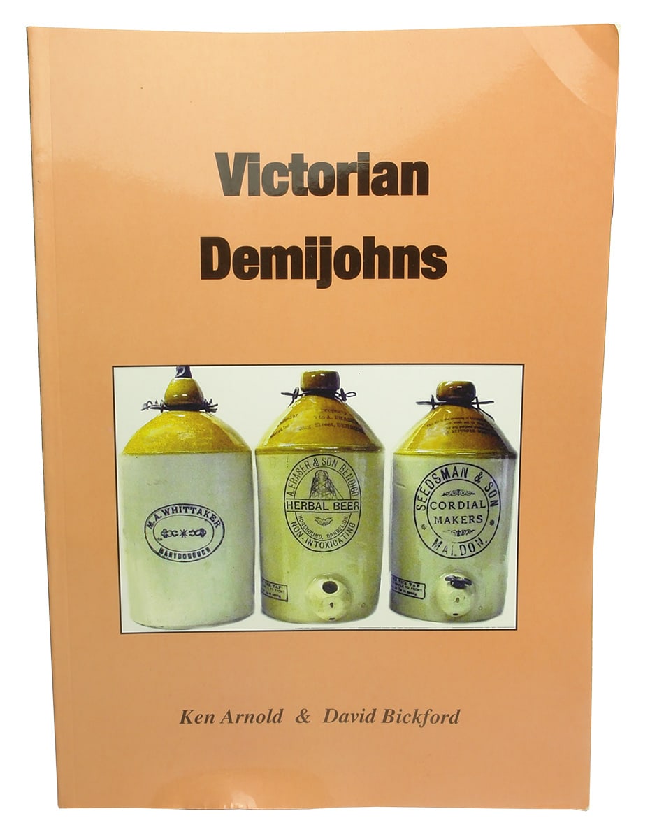 Victorian Demijohns Arnold Bickford Book