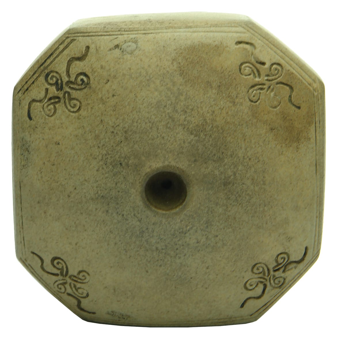 Stamped Antique Opium Damper Bowl