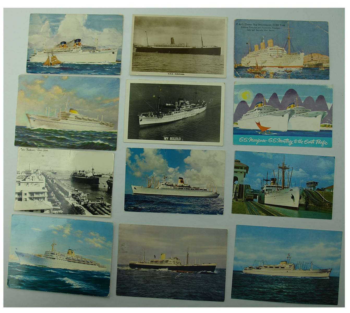 Vintage Cruise Ship Postcards