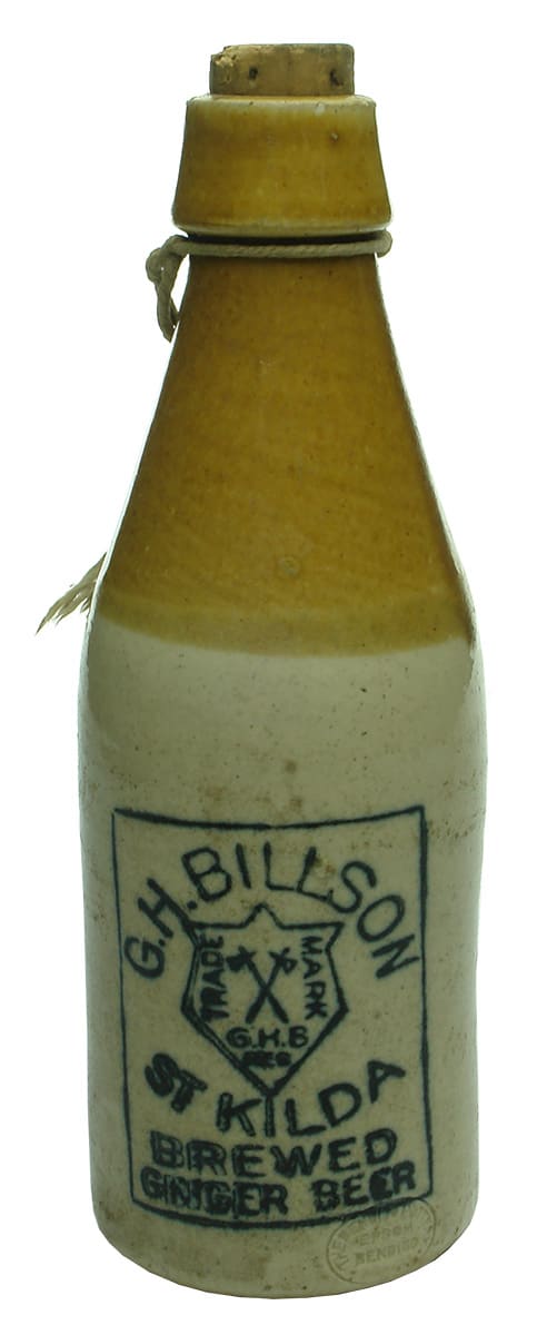 Billson St Kilda Antique Ginger Beer Bottle