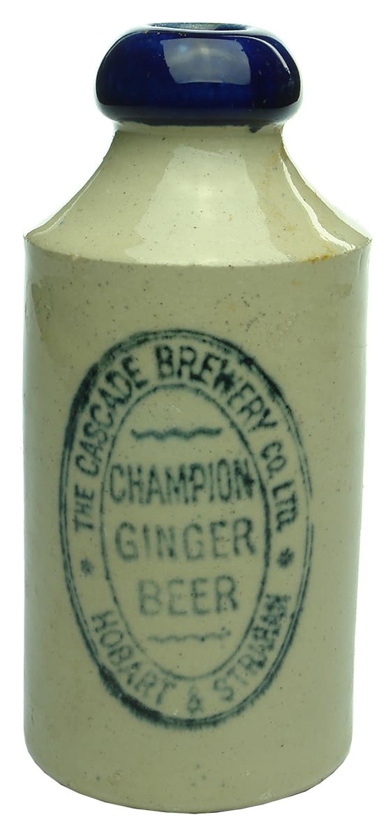 Cascade Brewery Hobart Strahan Stone Ginger Beer Bottle