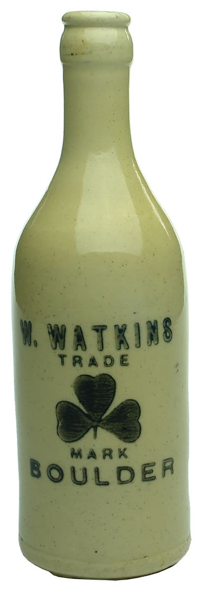 Watkins Boulder Stone Ginger Beer Bottle