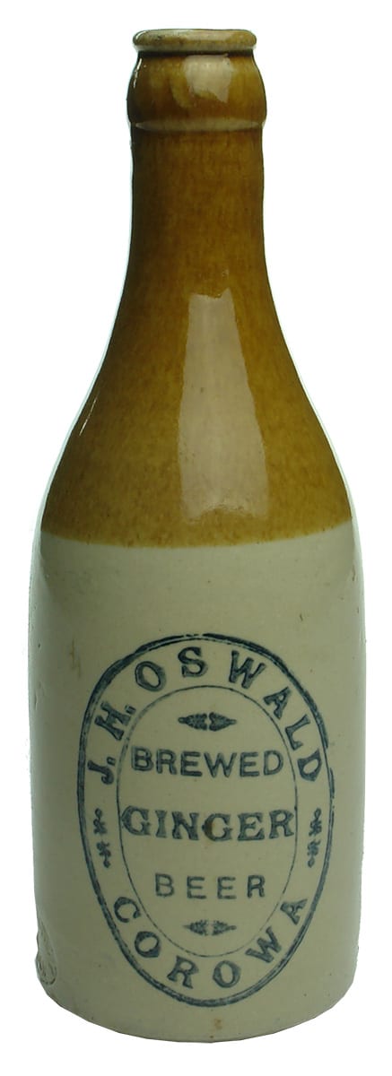 Oswald Corowa Stone Ginger Beer Bottle