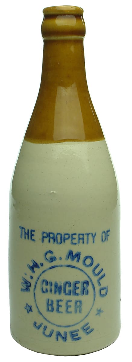 Mould Junee Stone Ginger Beer Bottle