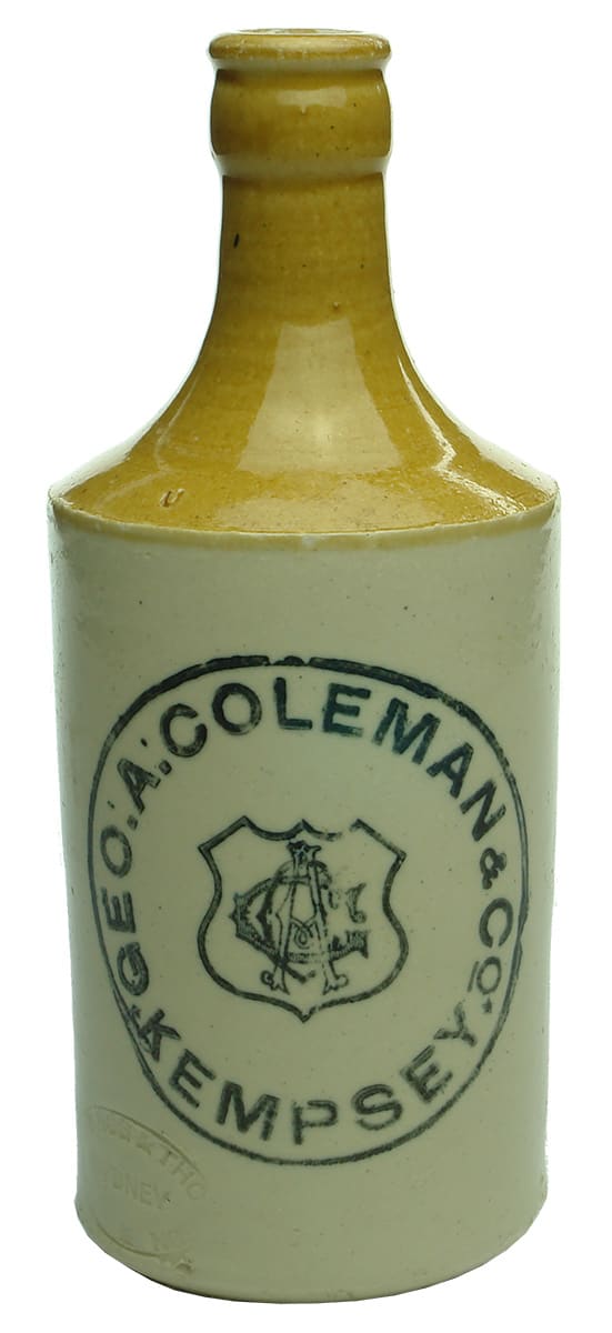 Coleman Kempsey Stone Ginger Beer Bottle