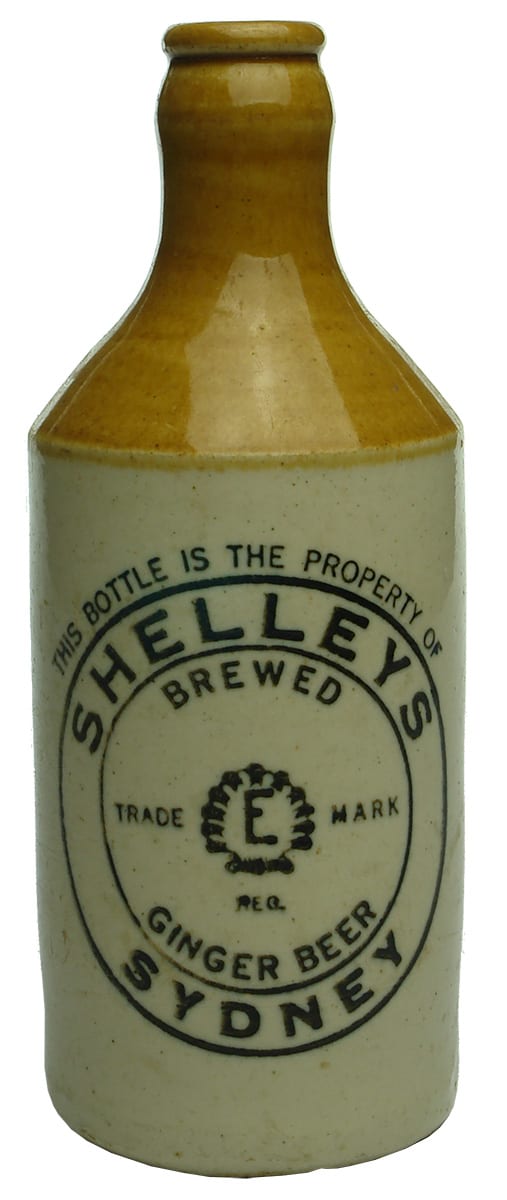 Shelleys Sydney Stone Ginger Beer Bottle