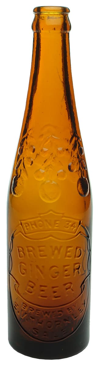 Thornley Sale Glass Ginger Beer Bottle