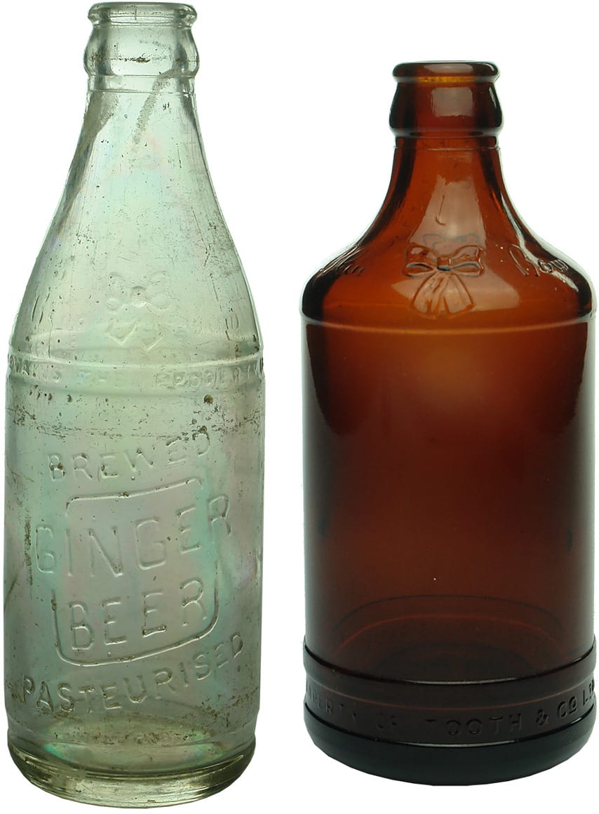 Old Antique Ginger Beer Bottles