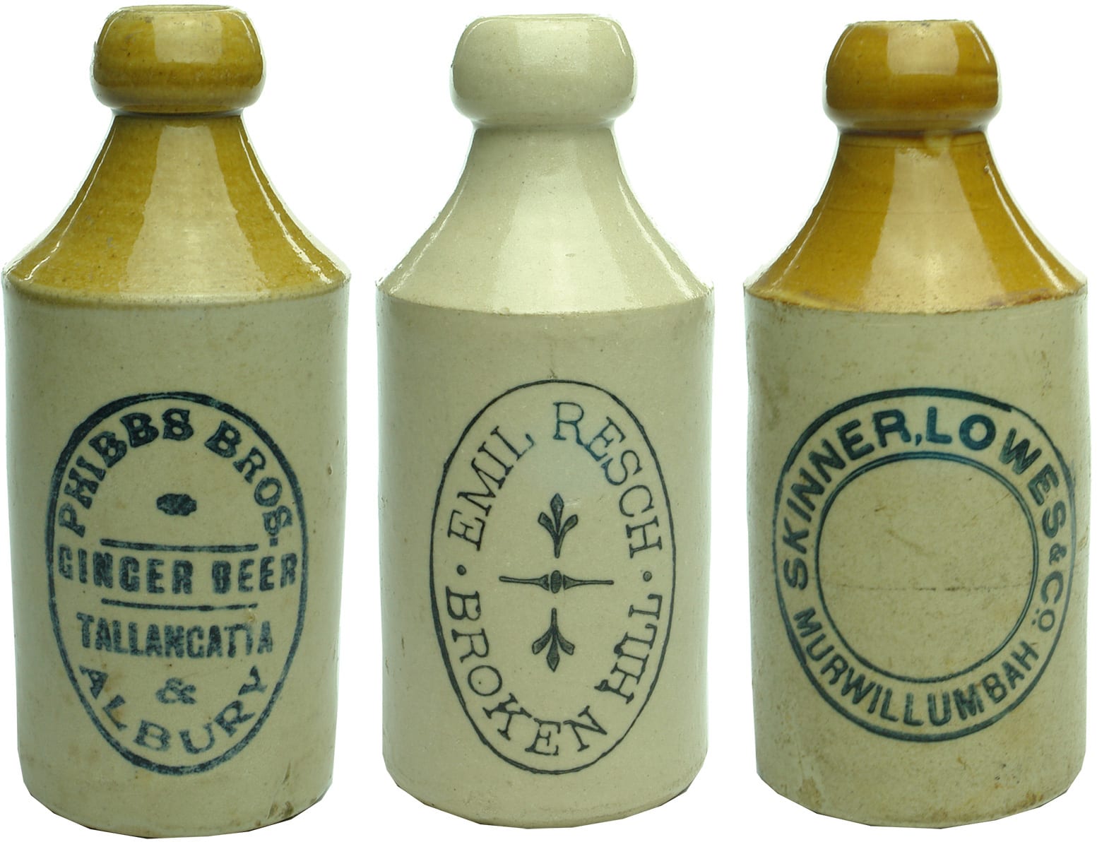 Old Antique Ginger Beer Bottles