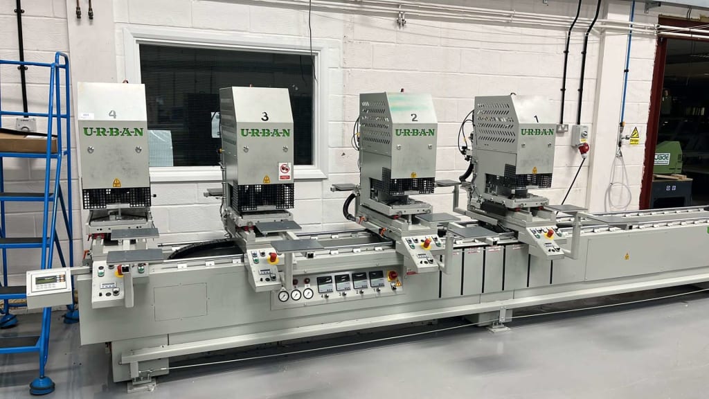 Excellent Selection of Nearly New PVC Window Manufacturing Equipment – Direct From Finance Company