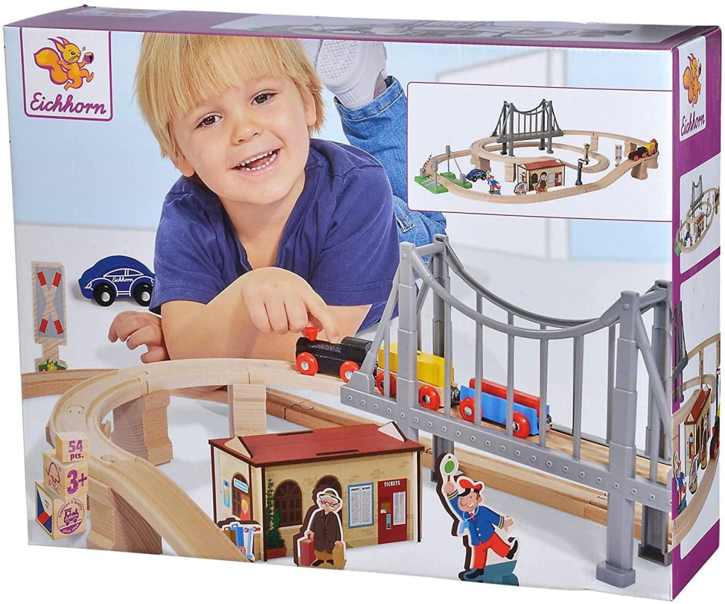 Train Set with Bridge and Accessories