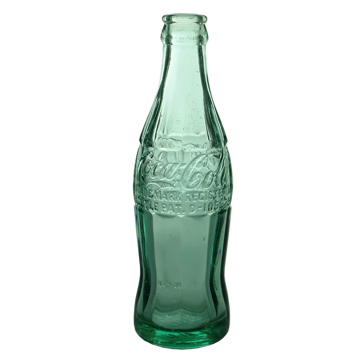 Crown Seal. Coca Cola, San Francisco. Aqua. 6 oz. (United States)