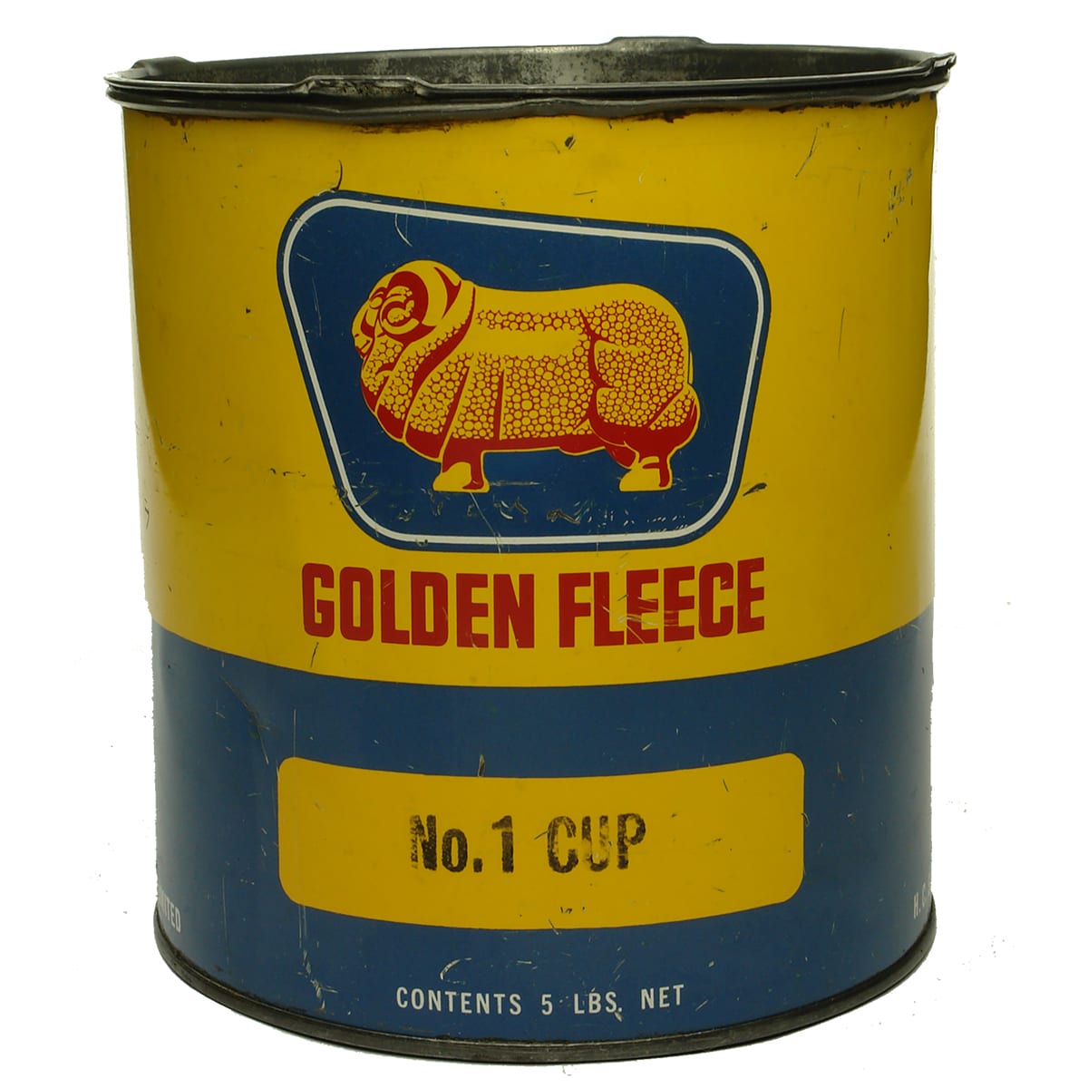 Grease Tin. Golden Fleece No. 1 Cup. H. C. Sleigh Limited.
