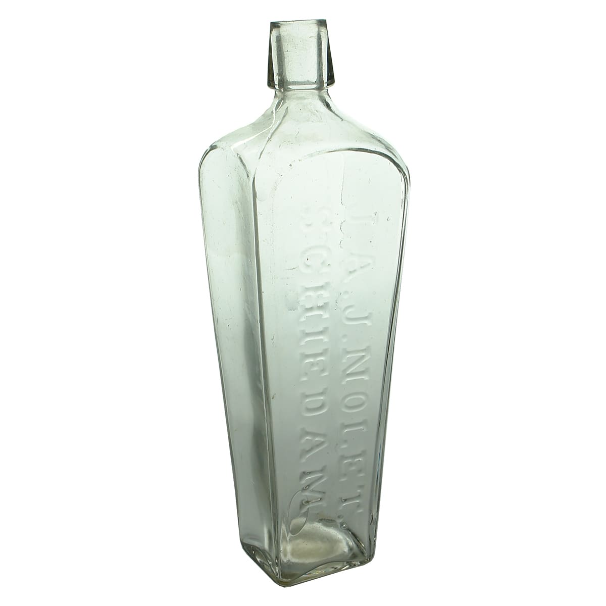 Gin. J. A. J. Nolet, Schiedam. Clear. 26 oz.