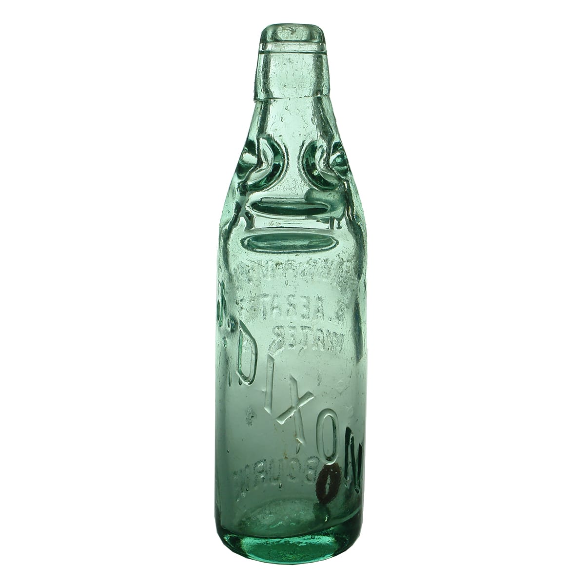 Codd. J. Dixon, Prahran Ice & Aerated Water Co, Melbourne. Dobson. Aqua. 10 oz. (Victoria)