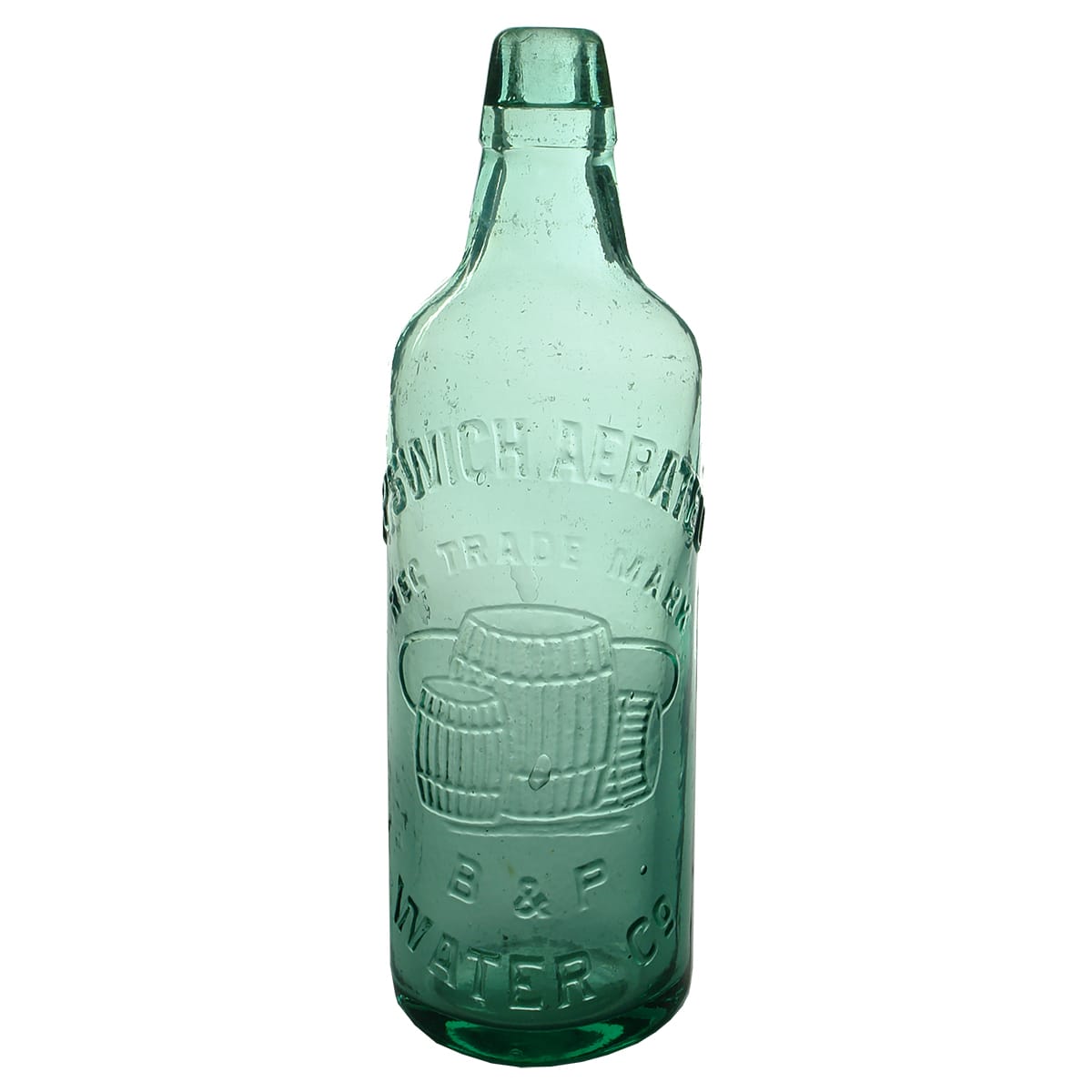 Lamont. Ipswich Aerated Water Co. Aqua. 26 oz. (Queensland)