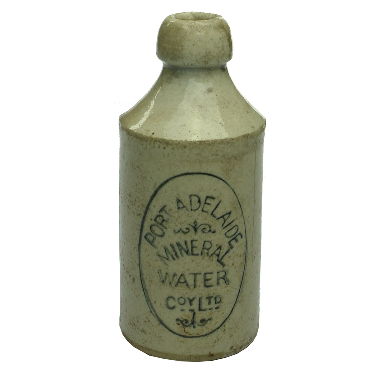 Ginger Beer. Port Adelaide Mineral Water Co. Dump. All White. 10 oz. (South Australia)