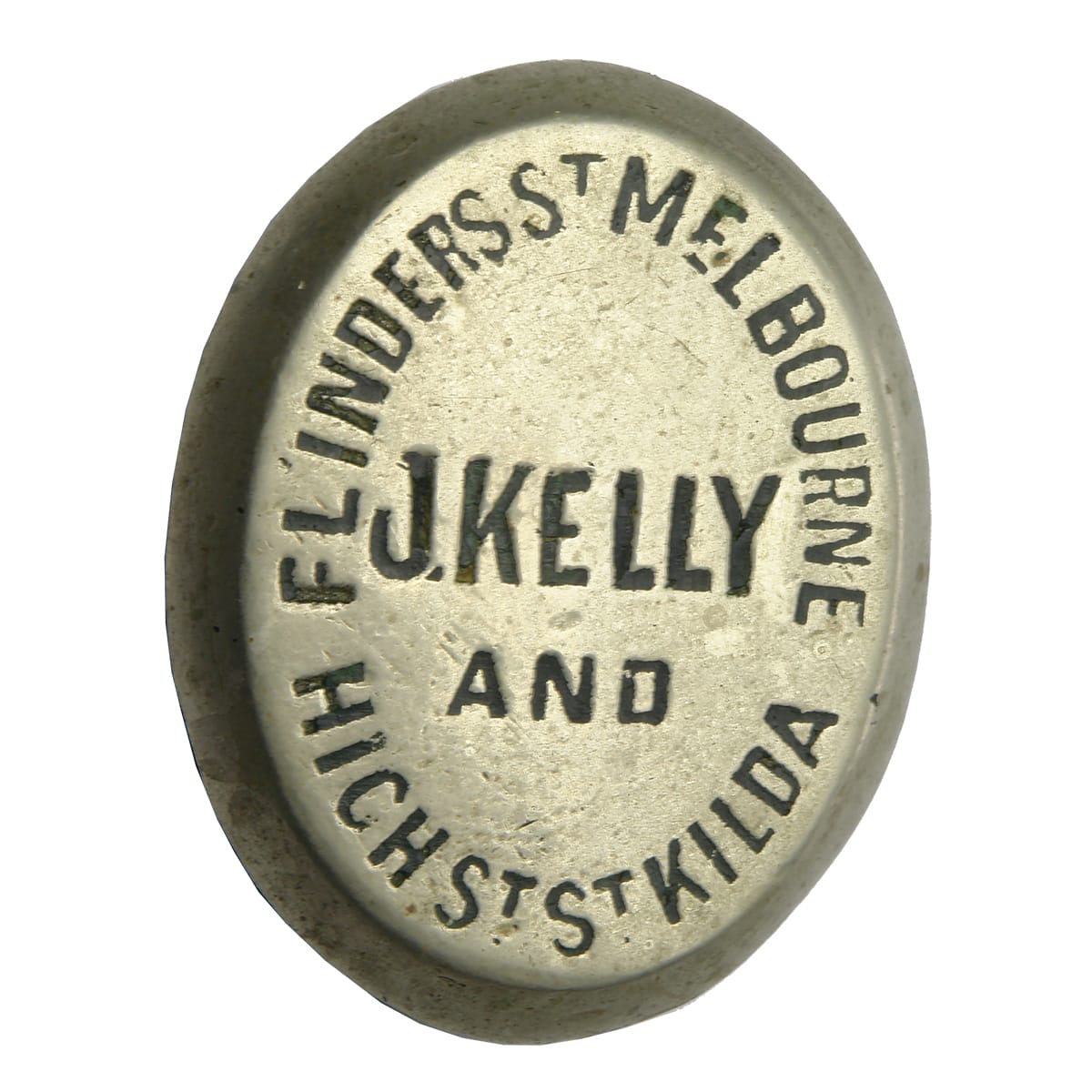 Saddle Badge. Kelly, Melbourne & St Kilda.  (Victoria)