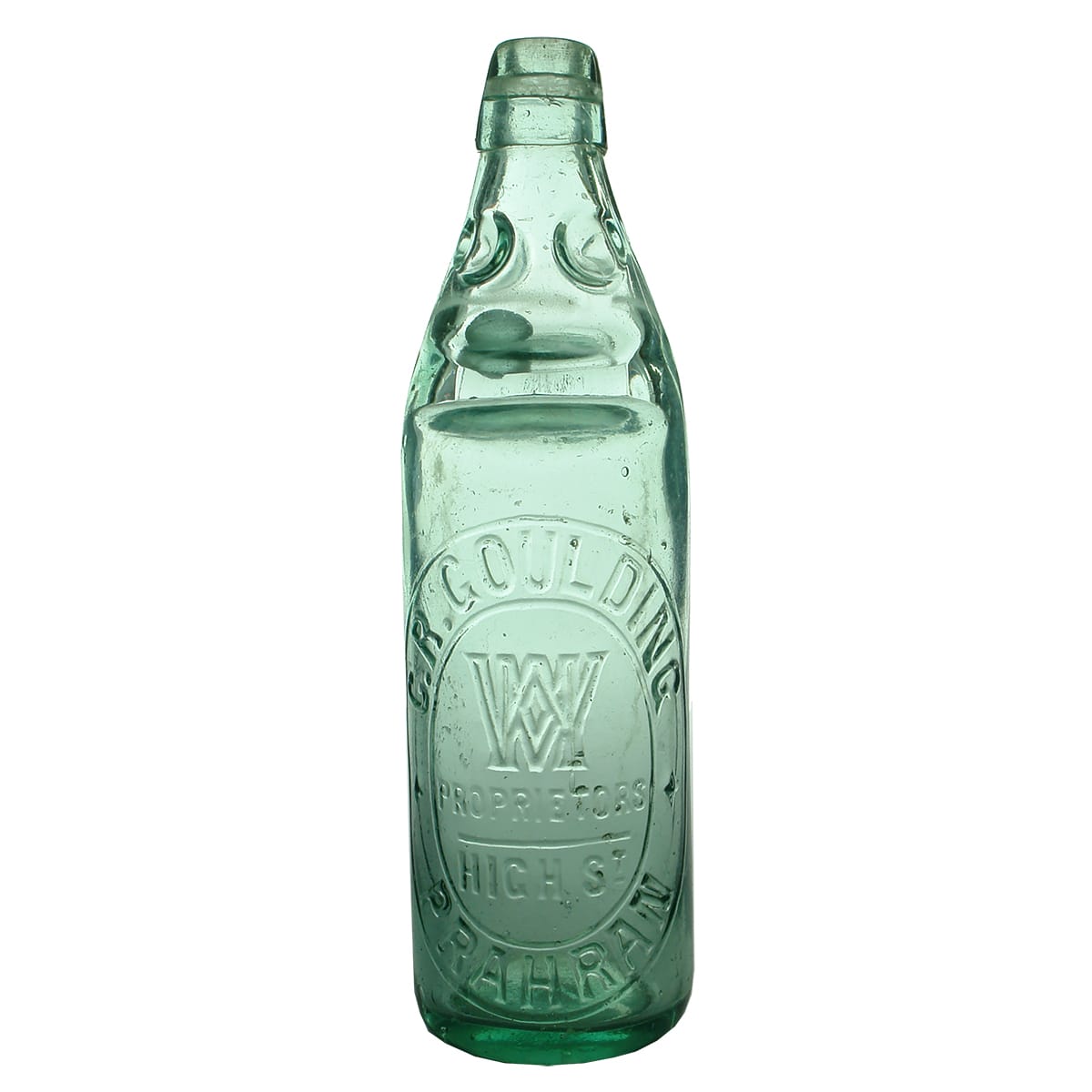 Codd. Goulding, Prahran. MW trade mark. Dobson. Aqua. 26 oz. (Victoria)