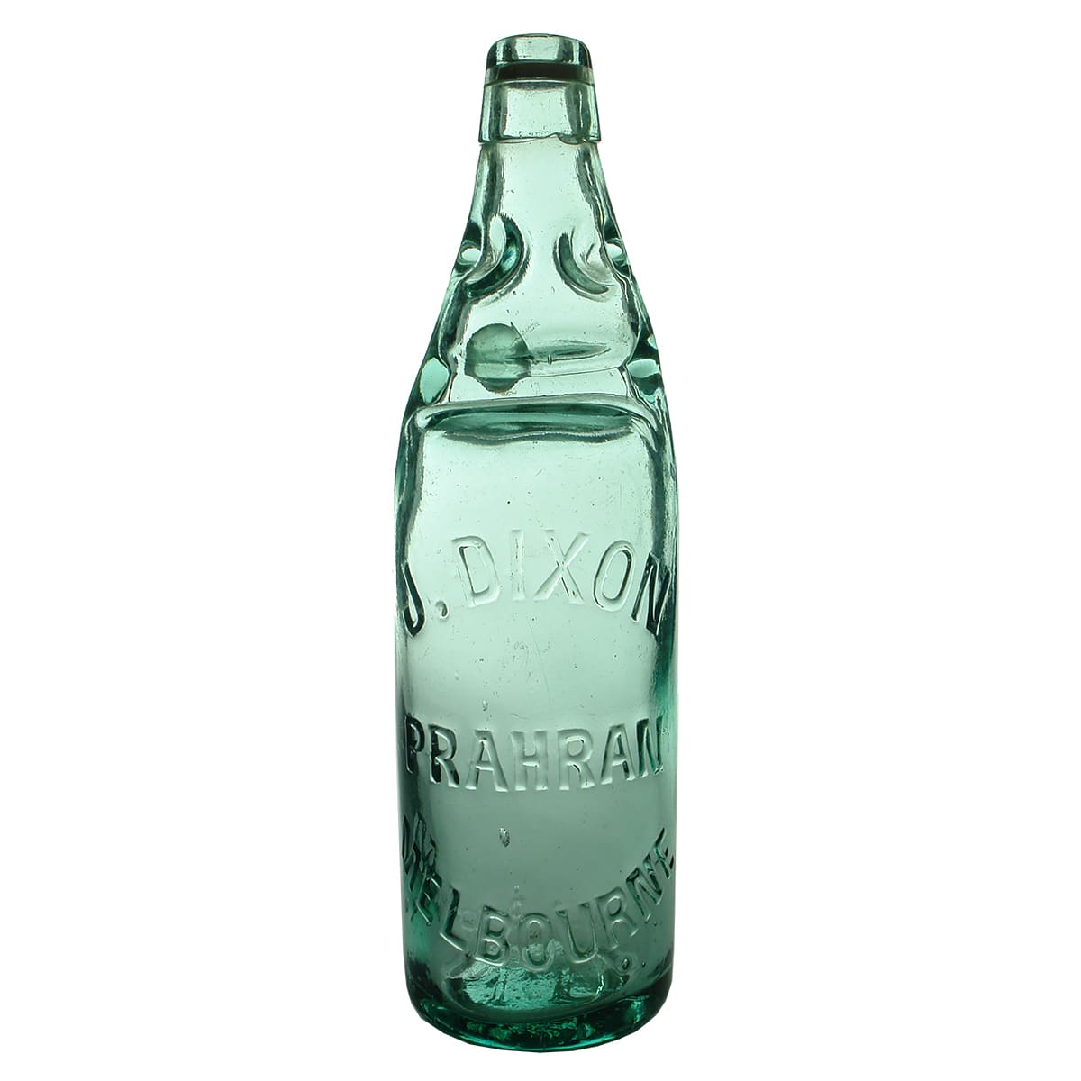 Codd. J. Dixon, Prahran, Melbourne. Dobson. Aqua. 26 oz. (Victoria)