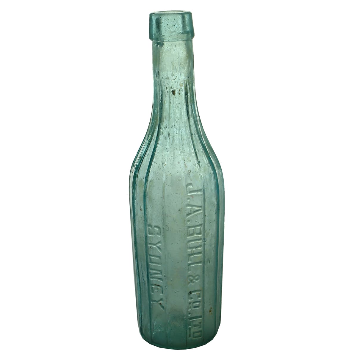 Salad Oil. J. A. Bull & Co Ltd., Sydney. Blue Aqua. (New South Wales)