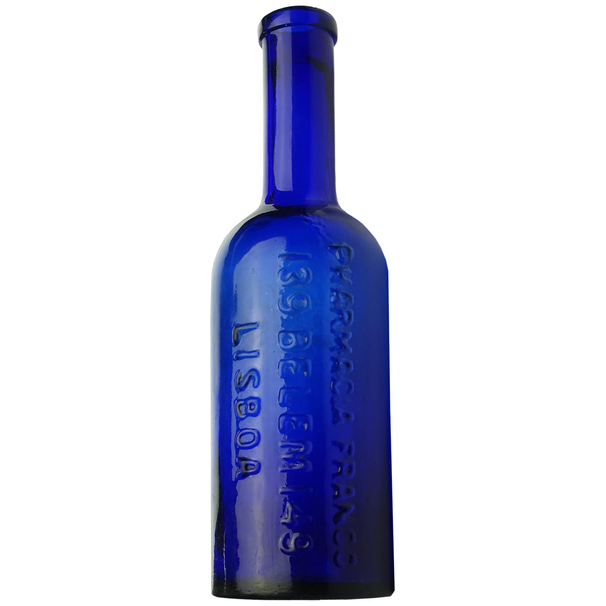 Medicine. Pharmacia Franco. Cobalt Blue. 12 oz.