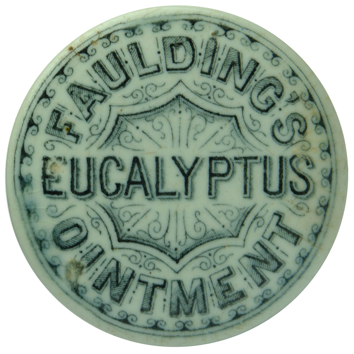 Pot Lid. Faulding's Eucalyptus Ointment. (South Australia)