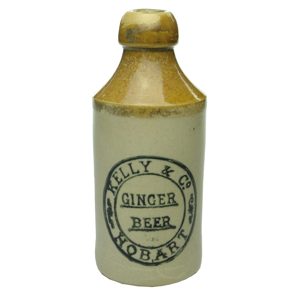 Ginger Beer. Kelly & Co, Hobart. Dump. Tan Top. (Tasmania)