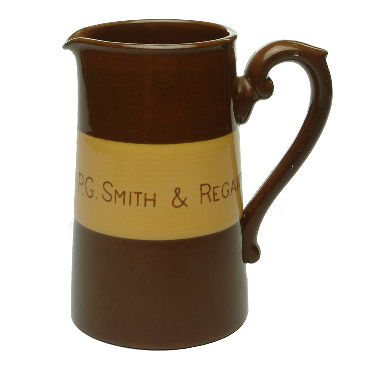 Langley ware Jug. P. G. Smith & Regans.