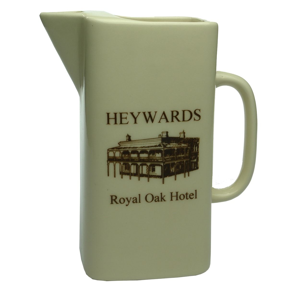 Water Jug. Heywards Royal Oak Hotel. (Penola, South Australia)