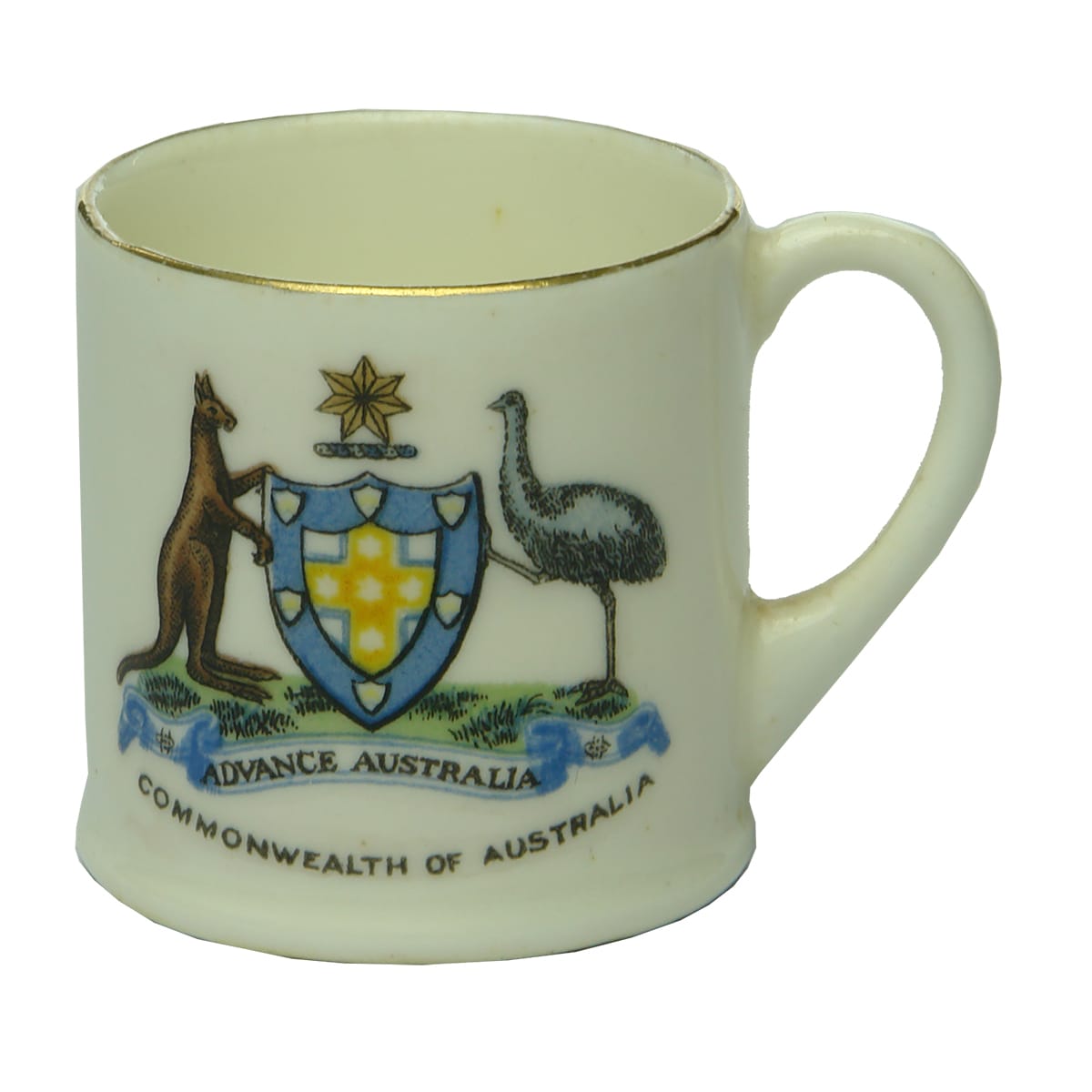 Commemorative Tiny Cup. Commonwealth of Australia.