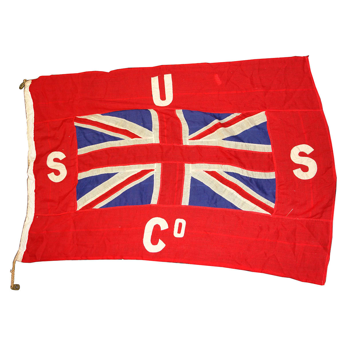 Shipping. Union Steam Ship Company Flag. (New Zealand)