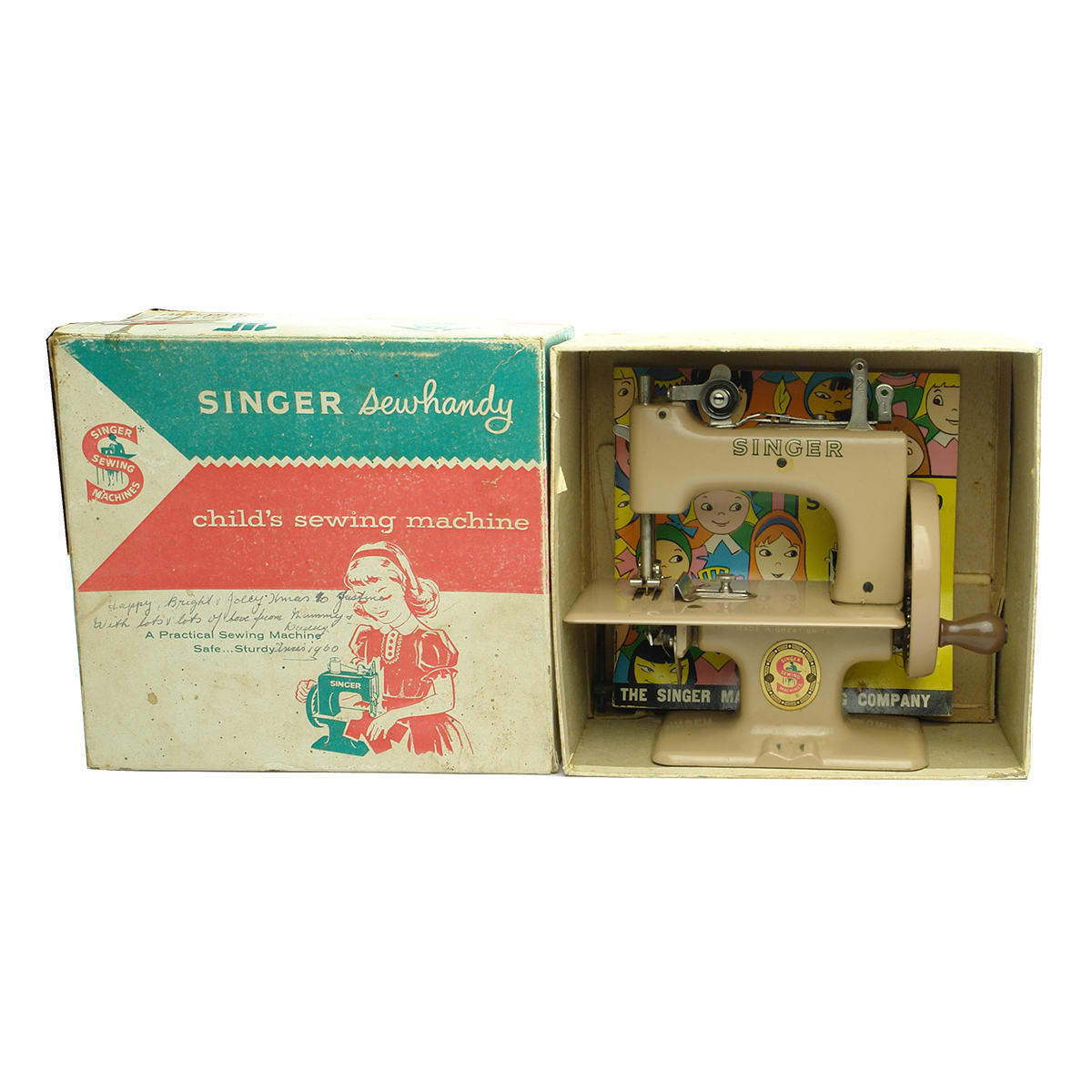 Toys. Singer Sewhandy Child's Sewing Machine in Original Box.