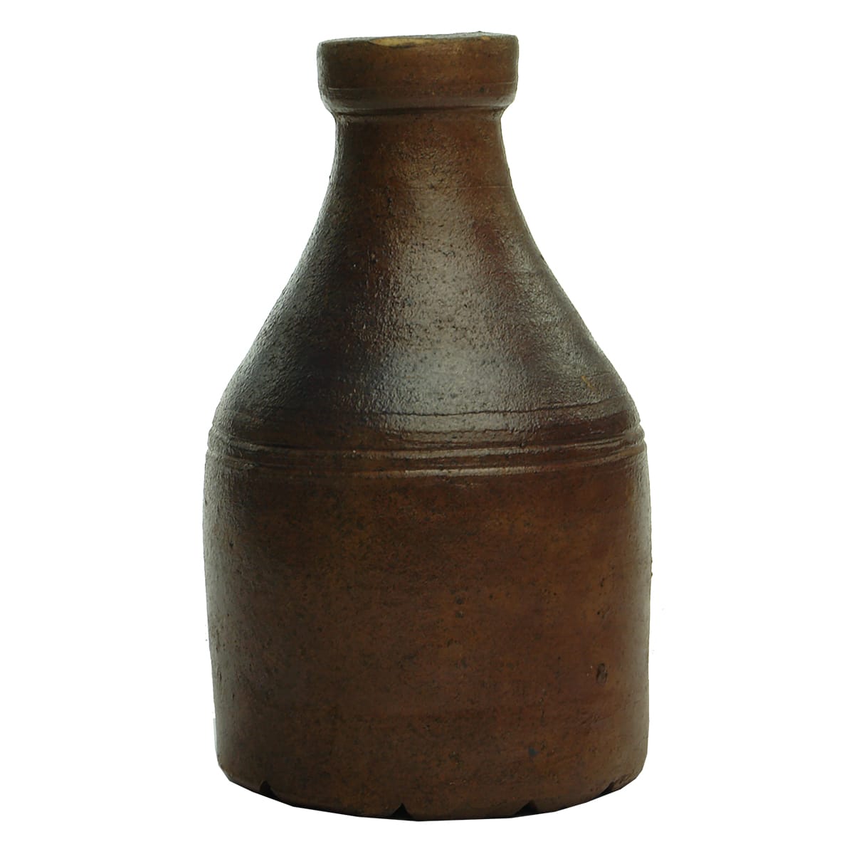 Pottery. Salt Glaze bottle with purpose built holes in the base.