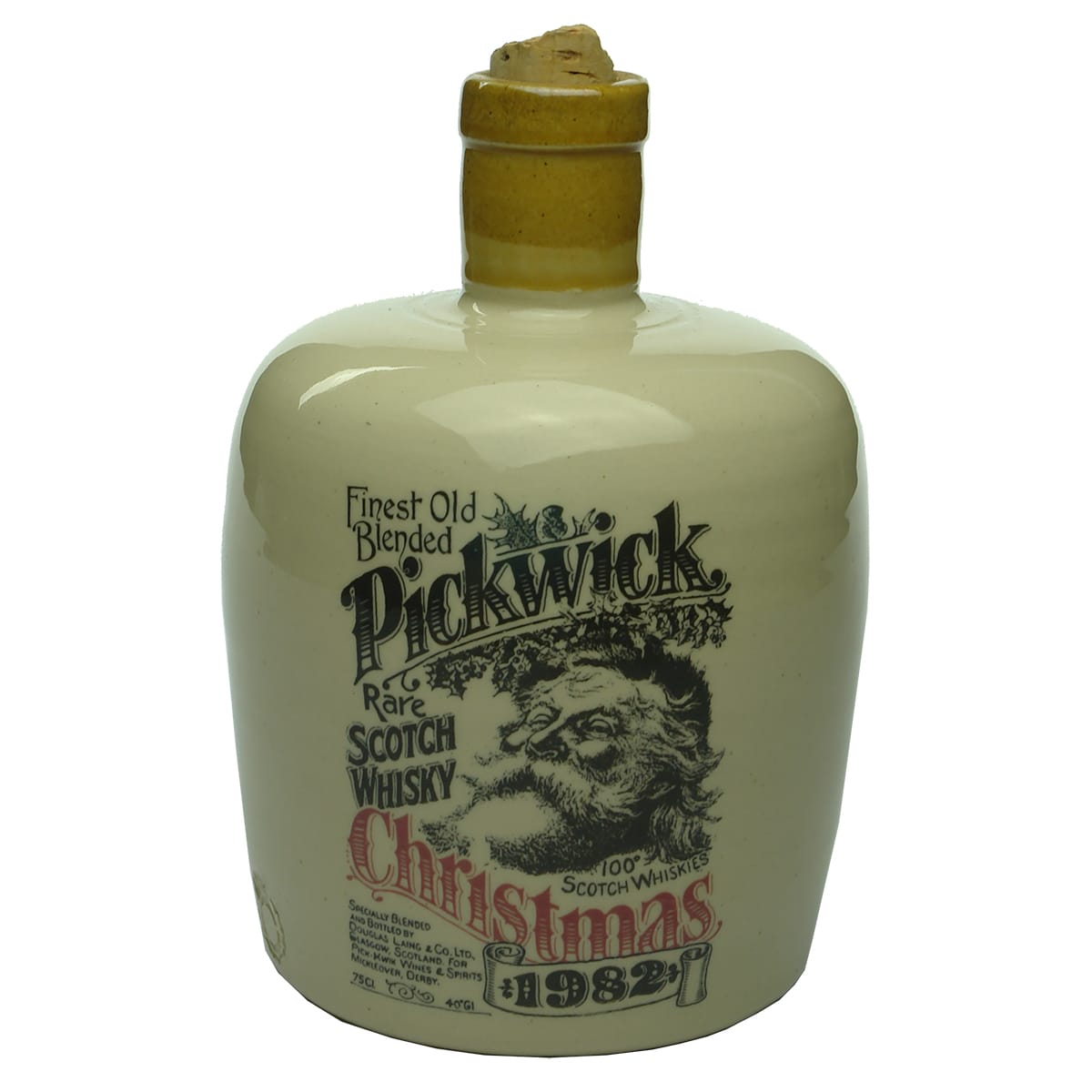 Whisky Jug. Pickwick Rare Scotch Whisky. Christmas 1982. Limited Edition of 1000.