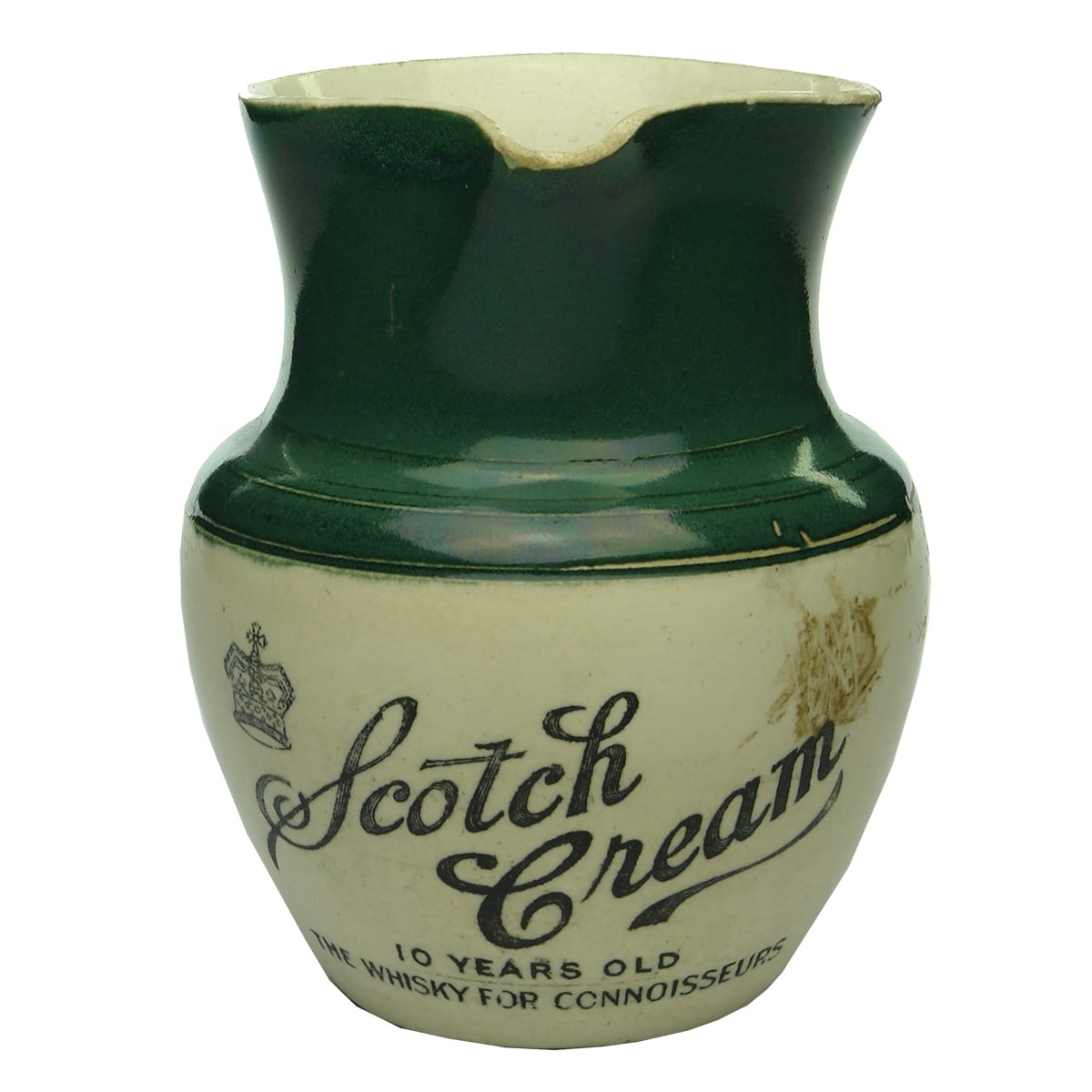 Jug. Scotch Cream Whisky. Green Top. (A. G. Thomson & Co).