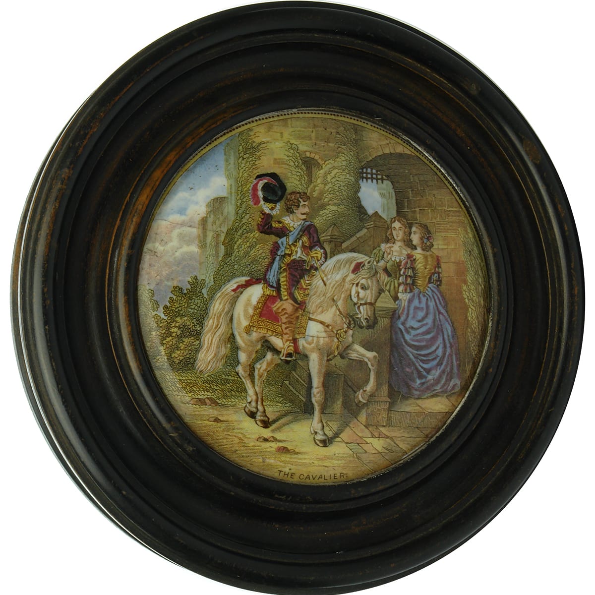 Pratt Lid. The Cavalier. In early wooden frame.