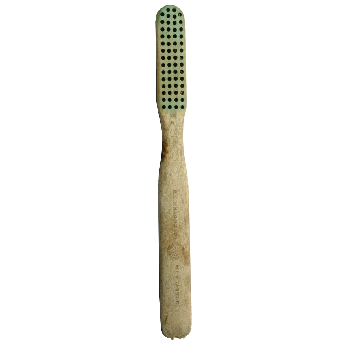 Chemist. R. C. Knaggs & Co, Newcastle. Bone Tooth Brush. (New South Wales)