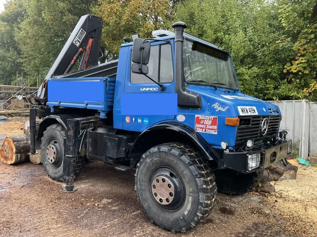 Entire Contents of Tree Surgeon, due to Closure – To Include Unimog with Hiab, Forst Tracked Chipper and Much More