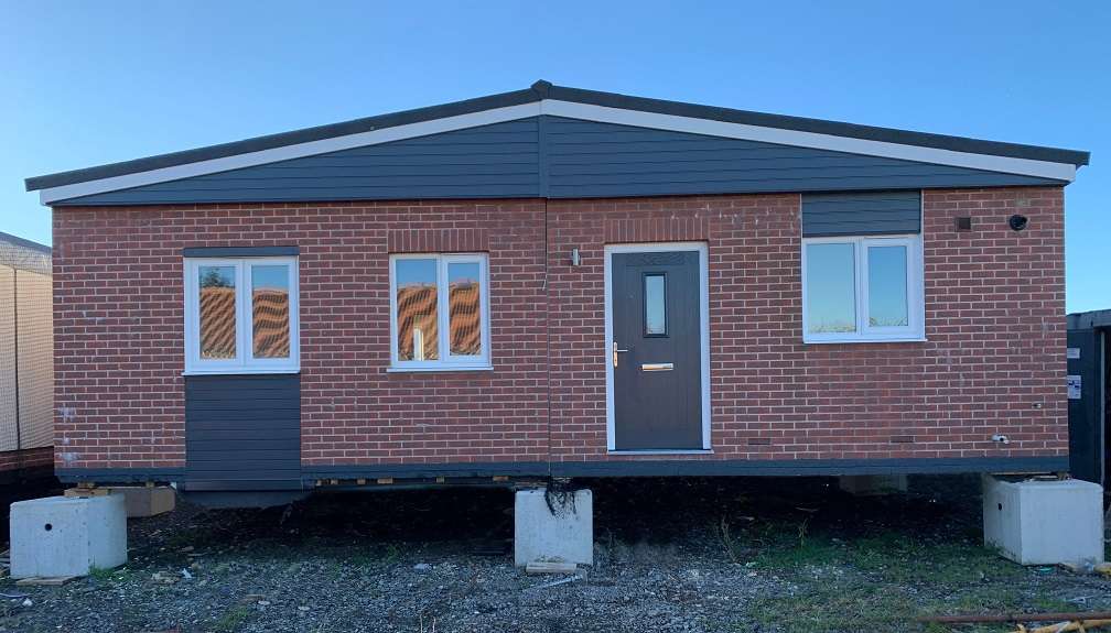 9.5m x 10.2m – Modular Two Bedroom Bungalow with Current Building Regulation Specification